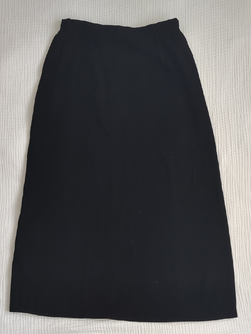 Talbots Black Velvet Skirt